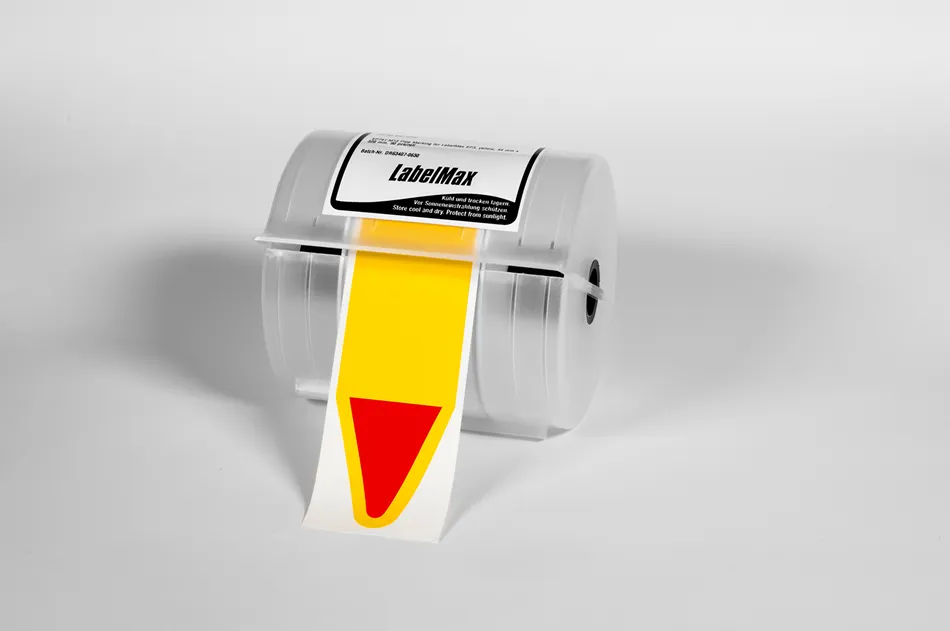 rohrmarkierer kassette mitpfeil rot neu