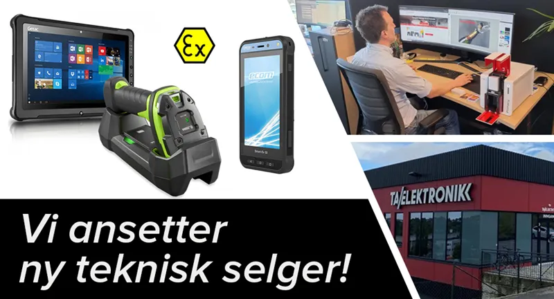 Stilling ledig: Teknisk salgsmedarbeider i TA Elektronikk