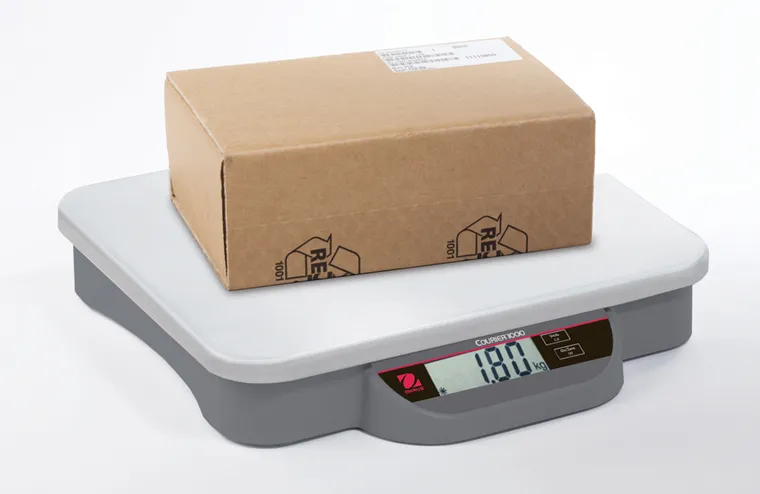 courier 1000 kg propped package right